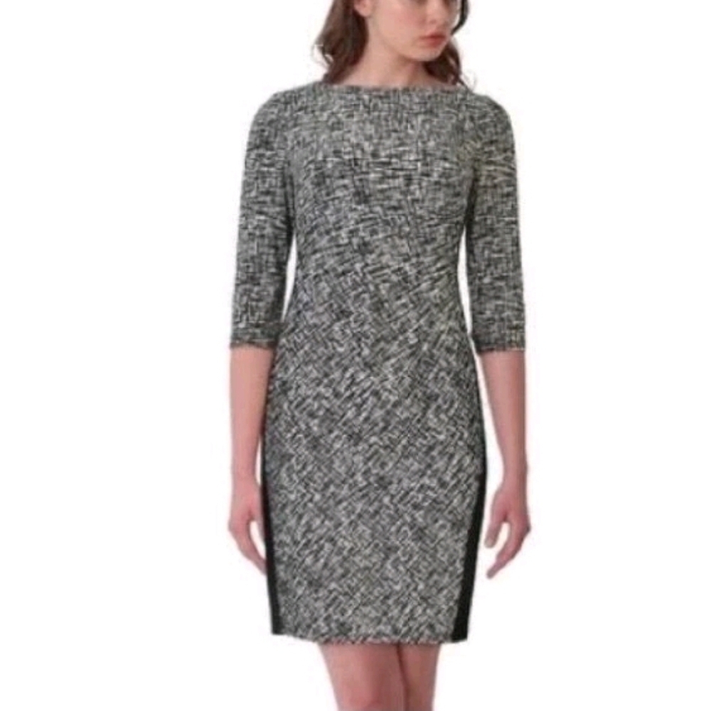 Elegant Black and White Women's Dress